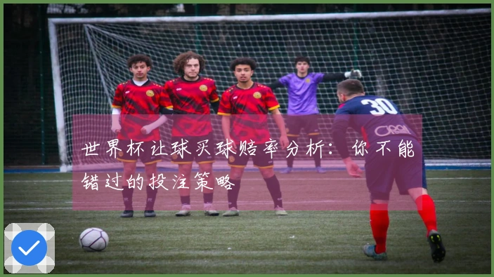 世界杯让球买球赔率分析：你不能错过的投注策略
